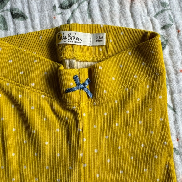 Baby Boden Ribbed Lace Leggings - Picture 7 of 11